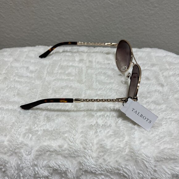 TALBOTS Gold Aviator Sunglasses - Picture 2 of 4
